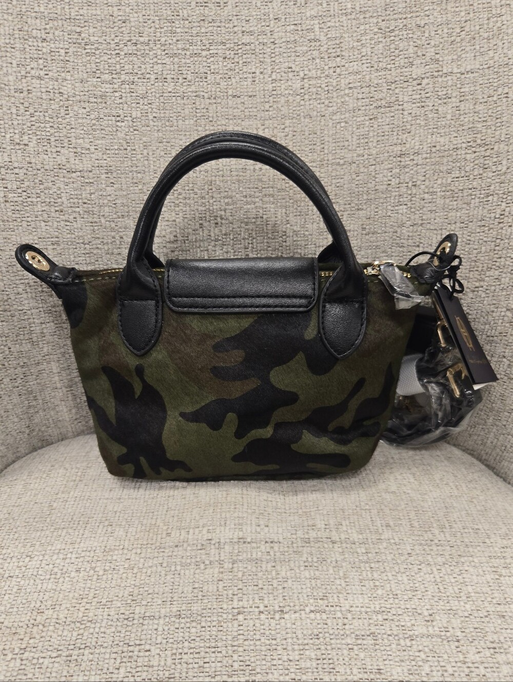 House Of Harlow 1960 Camouflage Mini Crossbody Handbag - Picture 2 of 6